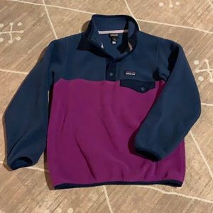 Great condition Patagonia Synchilla Snap T pullover jacket size m kids